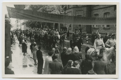 The invasion of the Estonian Lasker Corps in Tallinn.  duplicate photo