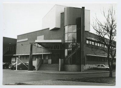 Tallinn. Building on the corner of Mustamäe tee and Kadaka pst  duplicate photo
