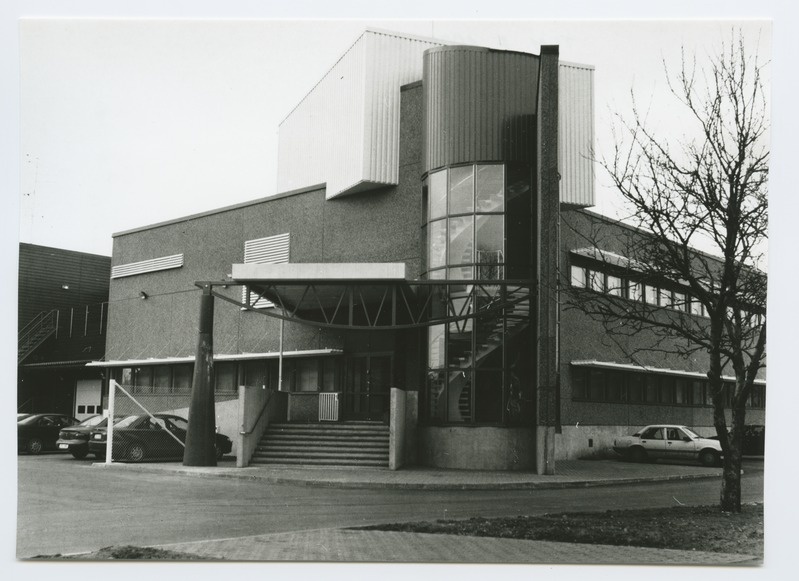 Tallinn. Building on the corner of Mustamäe tee and Kadaka pst