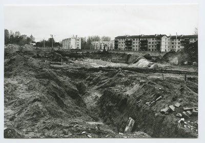 Tallinn. Tammsaare road extension on Järvel. View of road construction by Pärnu mnt  similar photo