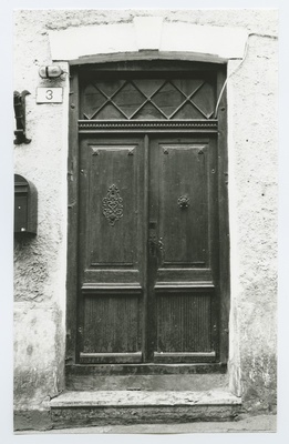 Tallinn. The door of the bishop's 3 house  duplicate photo