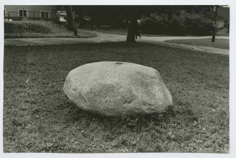 Tallinn. Next to the victim stone Kiek in de Kök