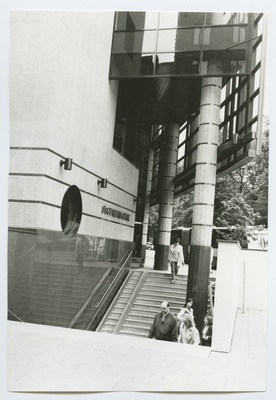 Tallinn. View of Tallinn bank entrance to Roosikrants tunnel  duplicate photo