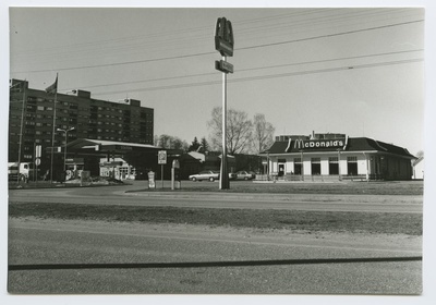 Tallinn. Friendship pst. View Statoil Benzin Station and McDonalds  duplicate photo