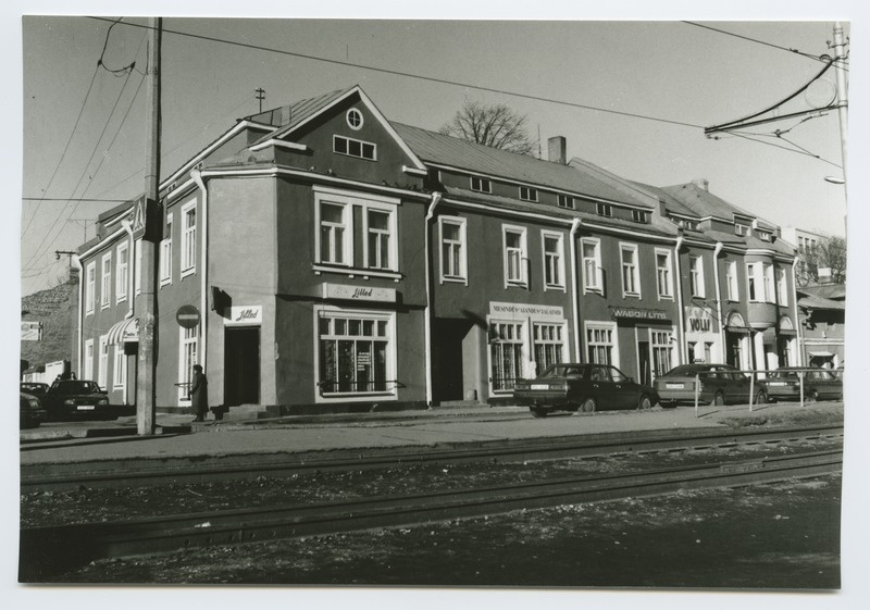 Tallinn. Building Kopli tn. View of the trammicycle