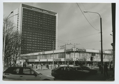 Tallinn. Hotel "Viru", "Sokos", "Carrols" - viewed by "Estonia"  duplicate photo