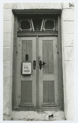 Tallinn. Castle area 5 house outdoor door  duplicate photo