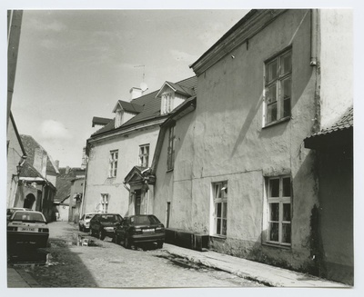 Tallinn. Houses and cars on Toom-Rüütel Street  duplicate photo