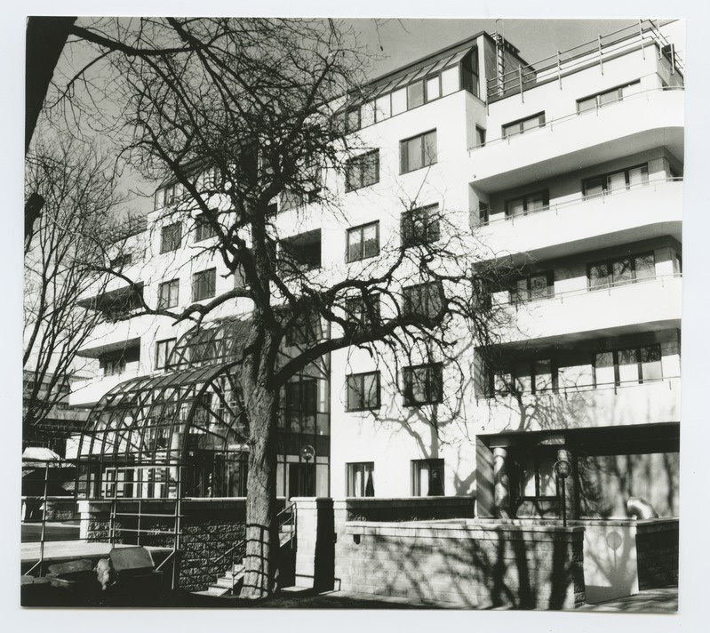 Tallinn. Back Fassade of Vilmsi 4 building