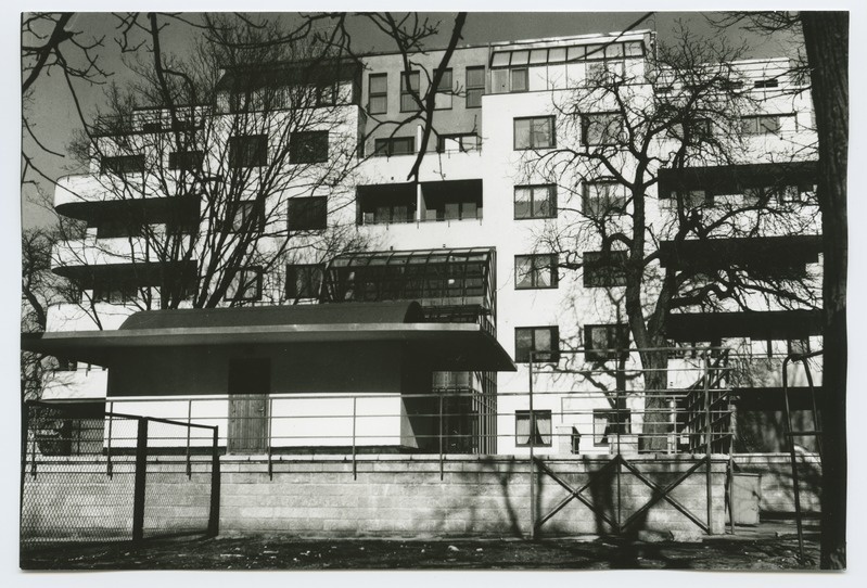 Tallinn. Back Fassade of Vilmsi 4 building