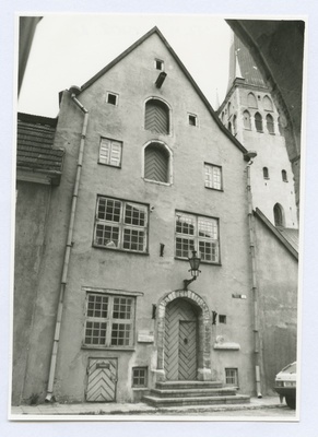 Tallinn. Inch street house No 3 façades, pictured across the street  similar photo