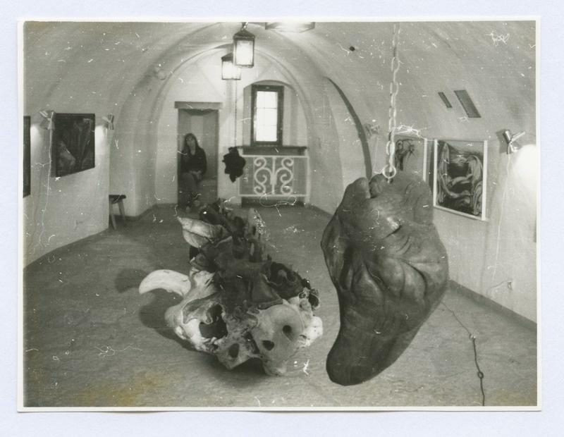 Exhibition in Raevanglas "Pilds drawings, wooden images"