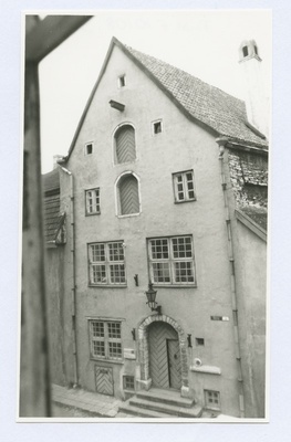 Tallinn. Inch street house No 3 façades, pictured from the window of the opposite house on the second floor  similar photo