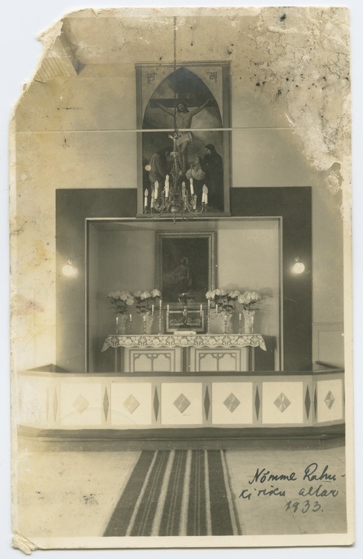 The altar of the Nõmme Peace Church.
