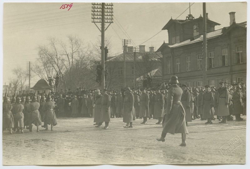 The paradise of the German occupation forces in Tallinn on the Peetri Square.