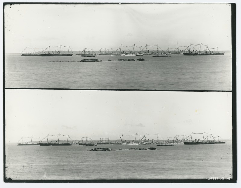 View of the flagship fleet on the Tallinn route.