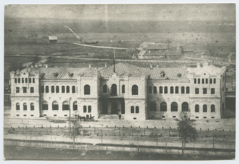 View of the Baltic Station from Toompea.