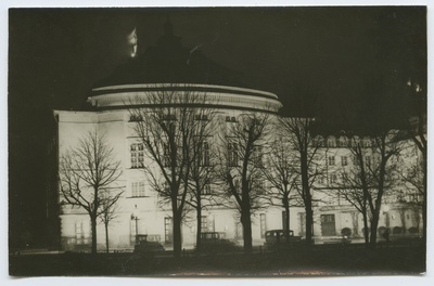 Estonian Theatre Building on the 20th anniversary of the Republic of Estonia.  duplicate photo
