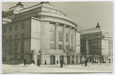 Estonia Theatre building Estonia from the puiesteel.  duplicate photo