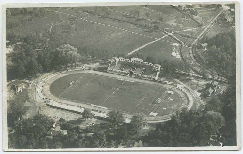 Kadrioru stadium on bird flight.