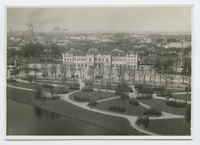 View of the Baltic Station from Toompea.