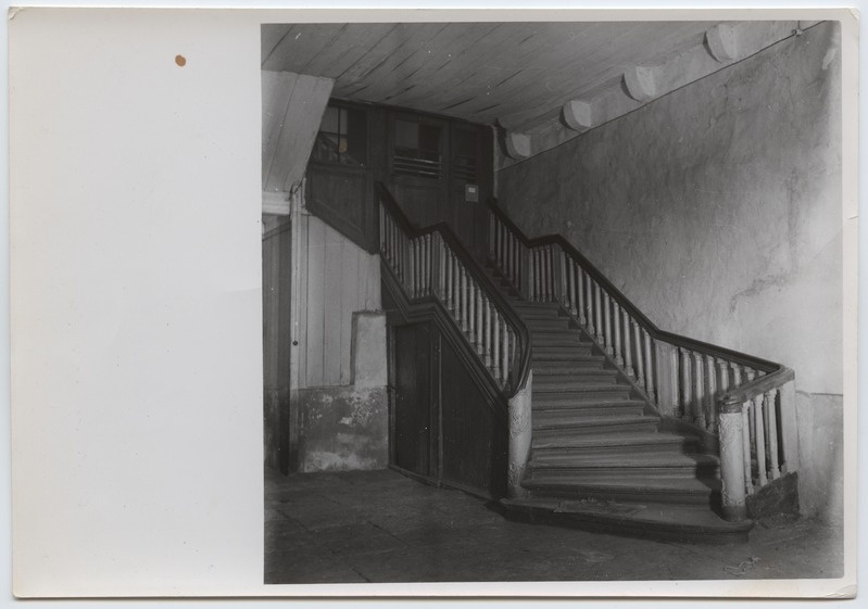 Residential interior stairs on Laial street.