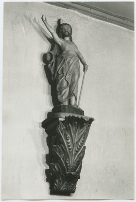 Tallinn. Console Figure Preaching Christ 17th century  duplicate photo