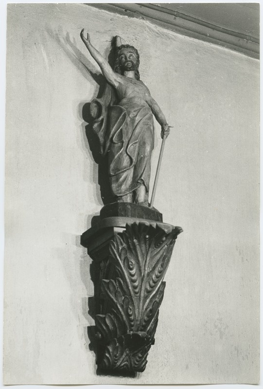Tallinn. Console Figure Preaching Christ 17th century