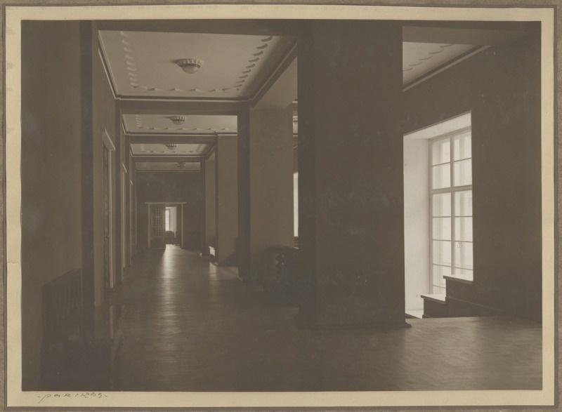 Toompea. Internal view of the building of the Riigikogu