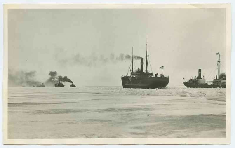 The ships on the Tallinn trip remained ice.