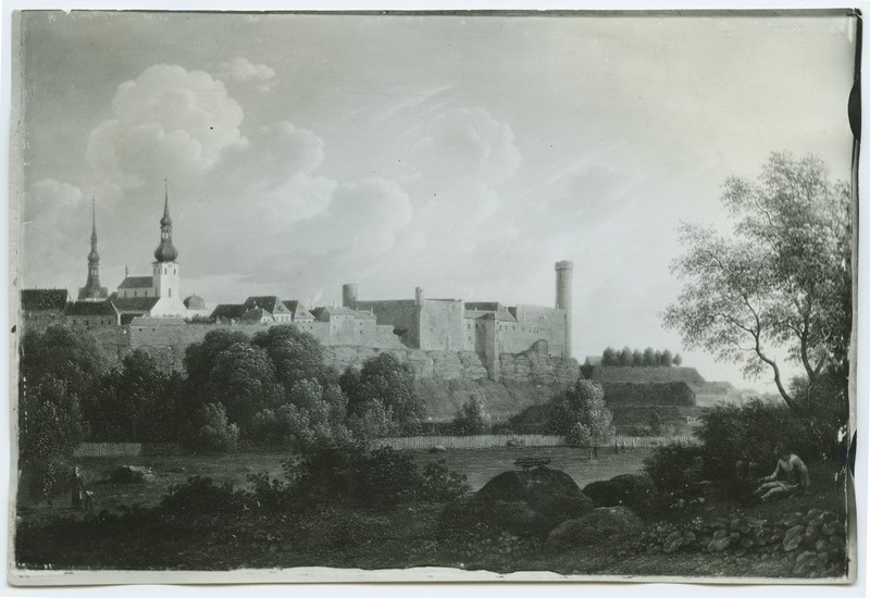 K. Kügelgen, view of Toompea Castle in 1827.