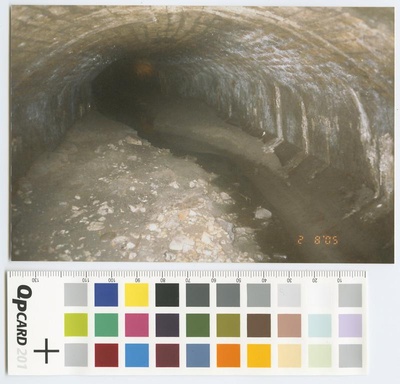 Indoor sewerage pipe  duplicate photo