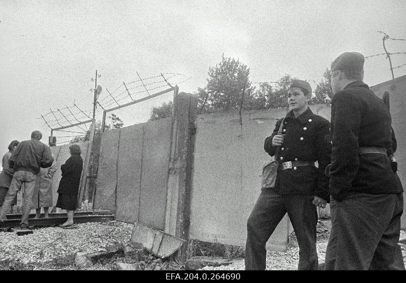 Opening of the railway track in Paldiski.