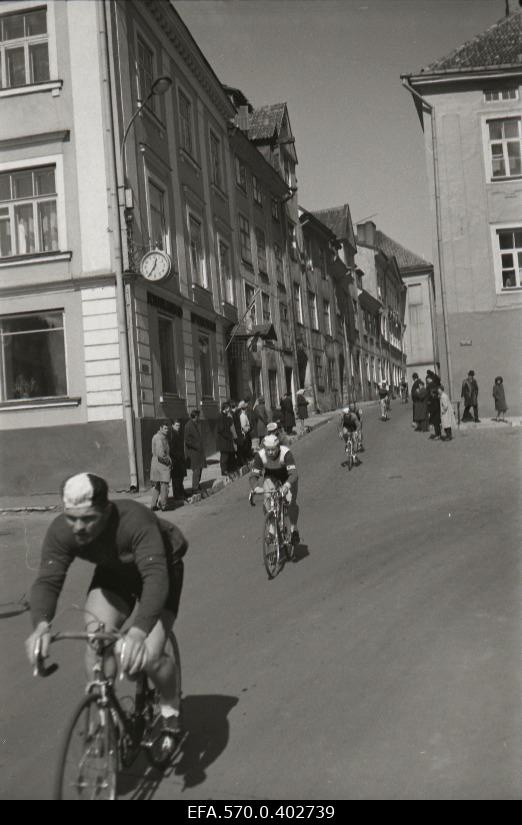 Bicycle competitions in the heart of Tallinn.