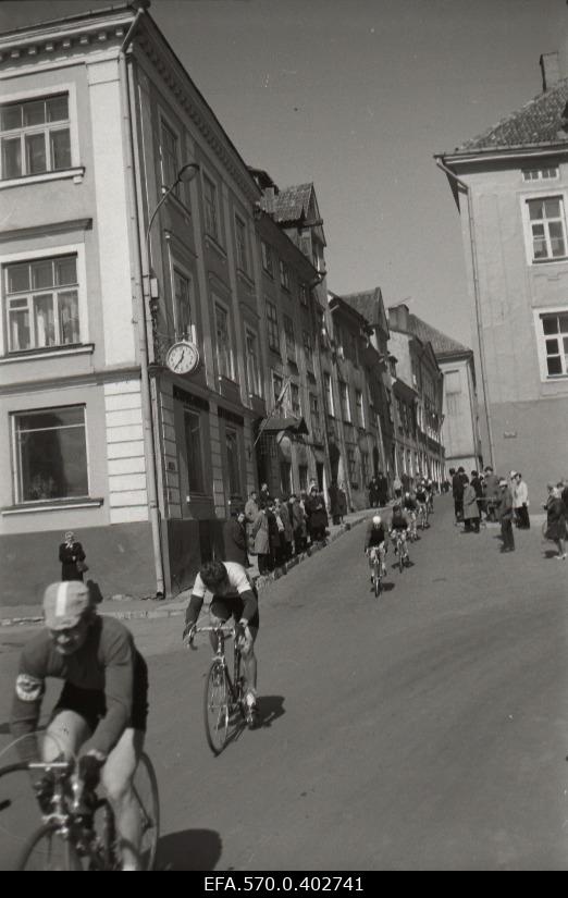 Bicycle competitions in the heart of Tallinn.