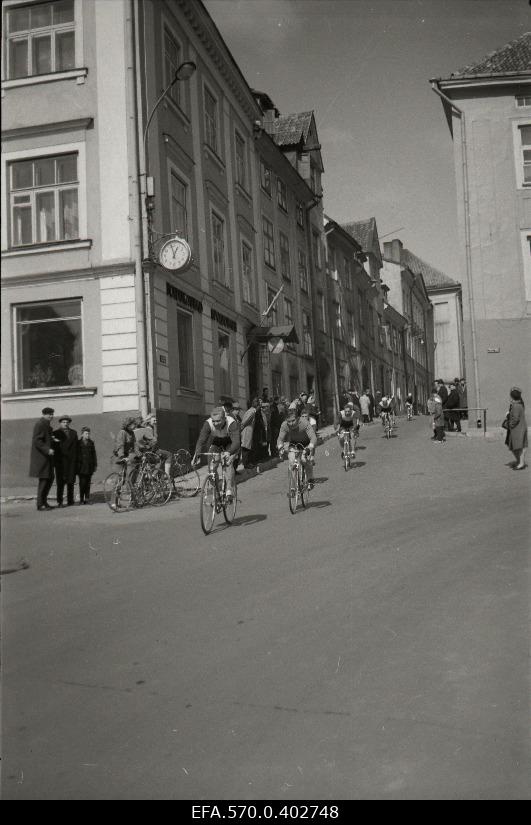 Bicycle competitions in the heart of Tallinn.