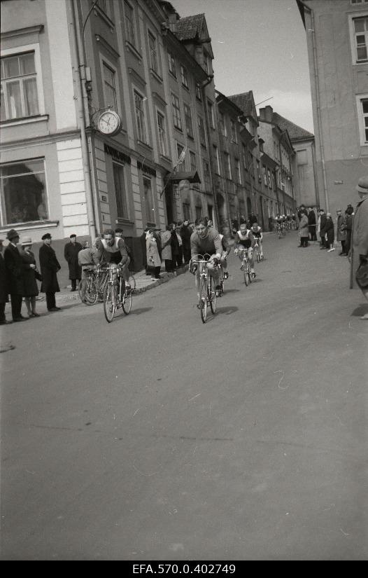 Bicycle competitions in the heart of Tallinn.