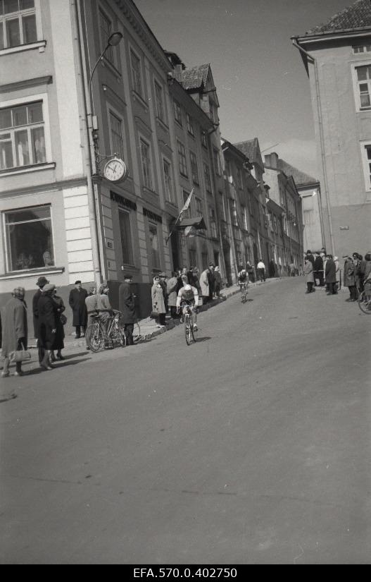Bicycle competitions in the heart of Tallinn.