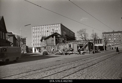 Tartu highway in the heart city of Tallinn.  similar photo