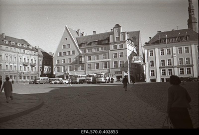 View of Raekoja Square in Tallinn.  similar photo