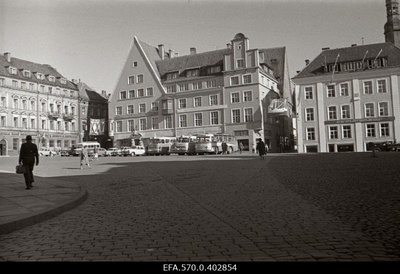 View of Raekoja Square in Tallinn.  similar photo