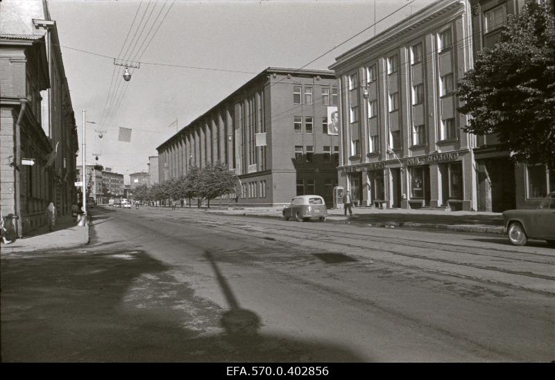 Narva highway in the heart city of Tallinn.