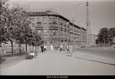 View on Lomonossov (Gonsiori) Street.  similar photo