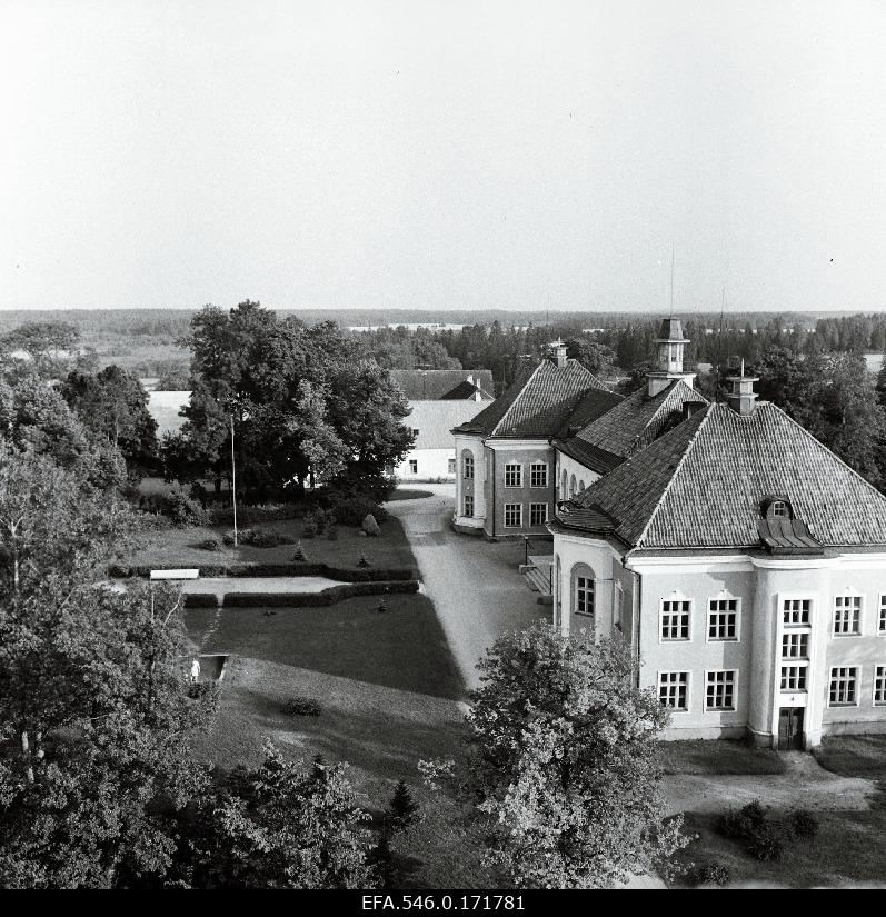 View of the educational building of the Porkuni Special Secondary School (Porkuni Kurtide School).