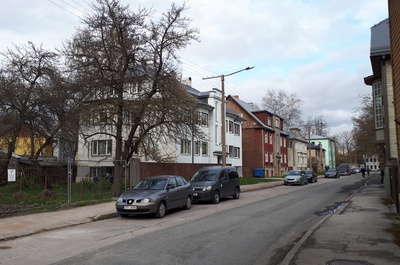 Madara Street in Tallinn rephoto