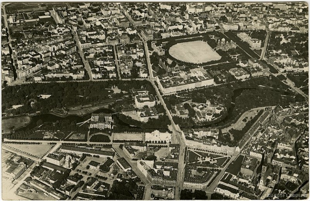 Aerofotography of Riga Centre, Riga view