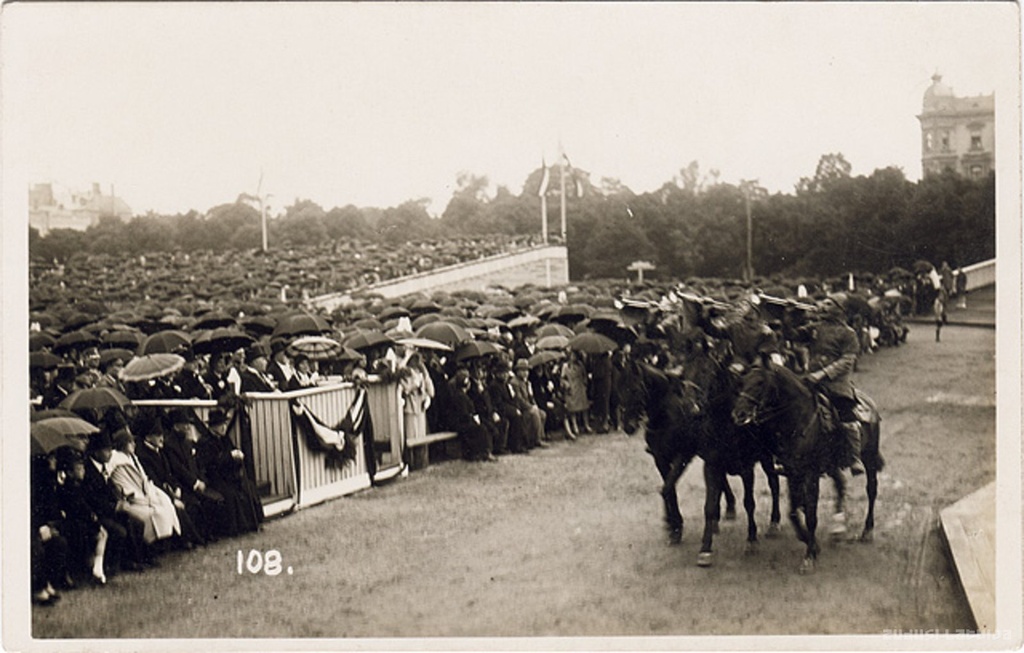 7. General Song Festival in Riga, [Three Senate soldiers in horses]