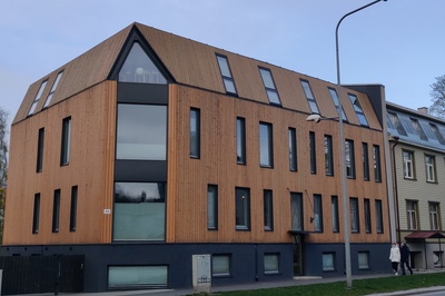 Double wooden house Kunder Street 33. rephoto