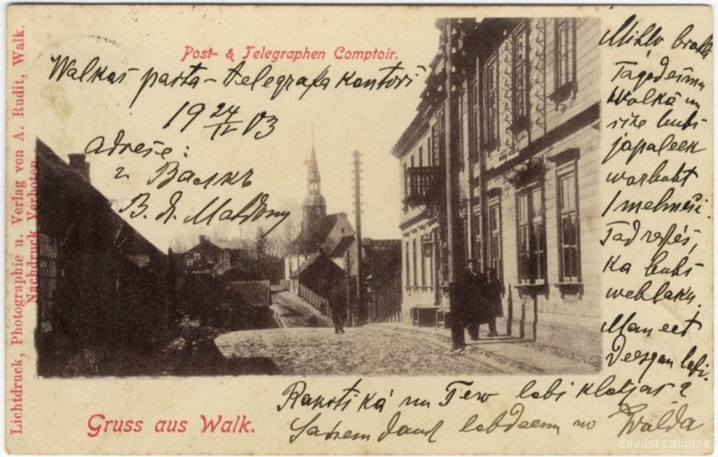 Valka, Post & Telegraphen Comptoir