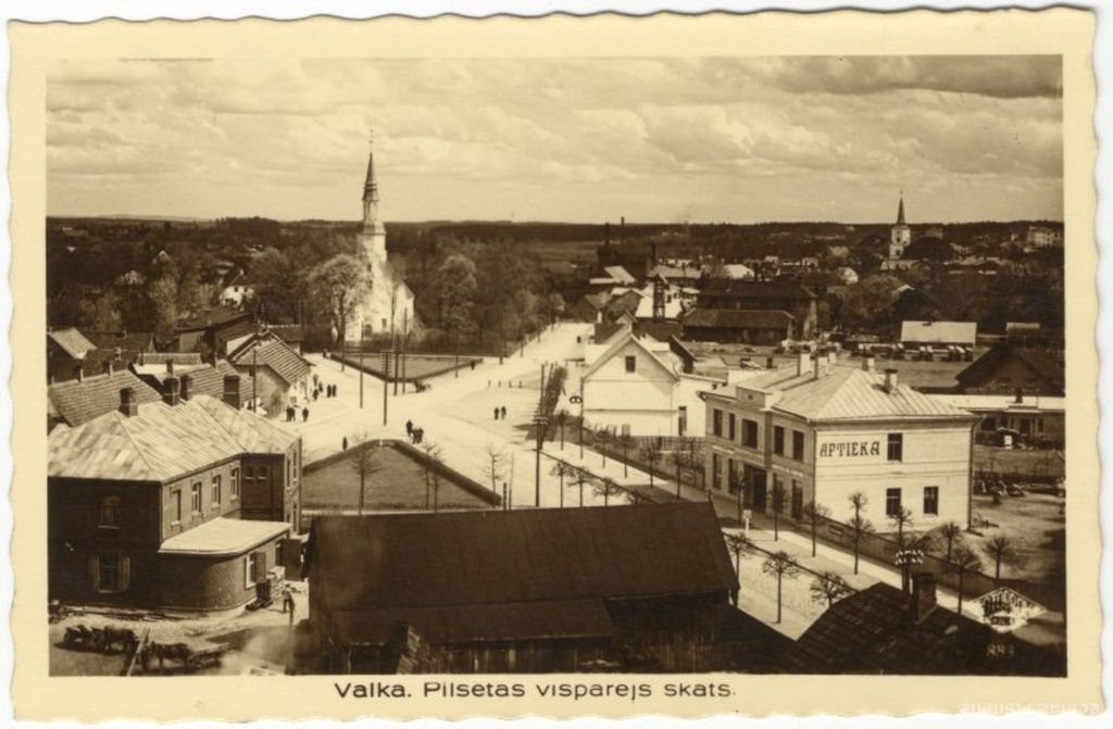 Valka, Valka. General view of the city